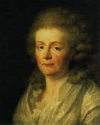 johann friedrich august tischbein Portrait of Anna Amalia of Brunswick-Wolfenbuttel Duchess of Saxe-Weimar and Eisenach oil on canvas